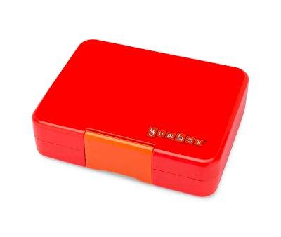 Lancheira Yumbox Snack Roar Red Polar Bear com  3 compartimentos