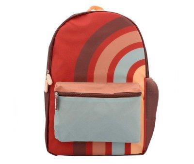 Mochila Grande Brown Rainbow Personalizable