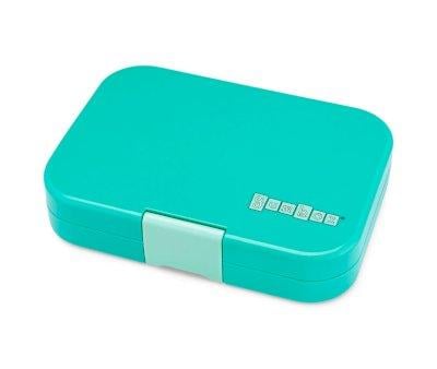 Lancheira Yumbox Tropical Aqua com 4 compartimentos