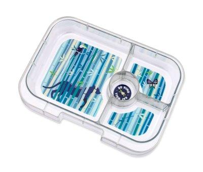 Lancheira Yumbox Tropical Aqua com 4 compartimentos