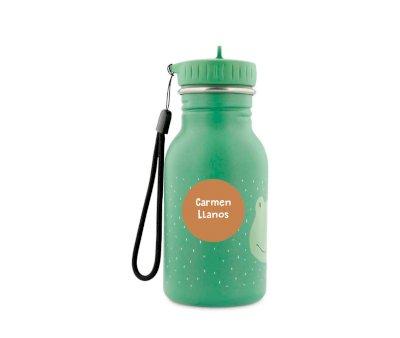 Trixie Mrs.Frog Steel Bottle 350ml + 6 Round Stickers Yellow Gift