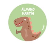 Pack 3 Distintivi Personalizzati Dino