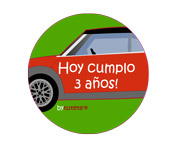 Pack 3 Distintivi Personalizzati Brum Brum