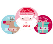 Pack 3 Distintivi Personalizzati Pap Noel ES Bimba