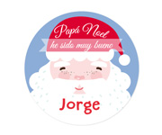 Pack 3 Distintivi Personalizzati Pap Noel ES Bimbo