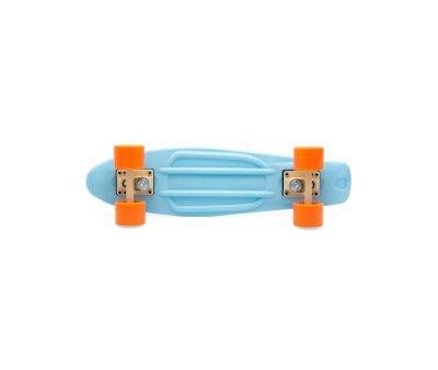 Skate Penny Board Blue Orange