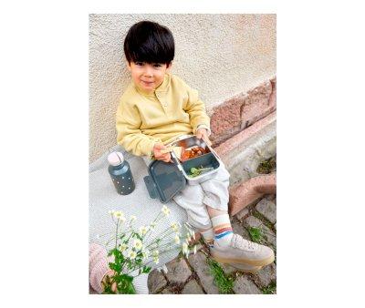 Lunch Box Steel Happy Prints Blue