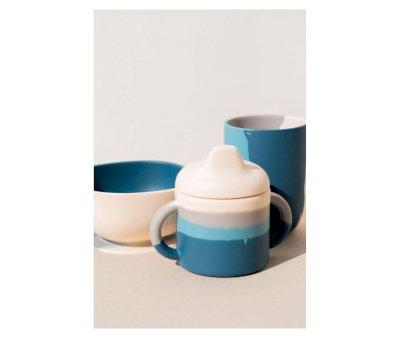 Taza de Silicona con Asas Color Splash Desert Teal Ombre