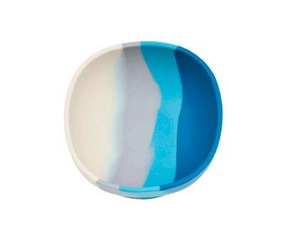 Bol con Ventosa Color Splash Desert Teal Ombre