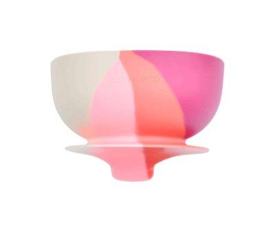 Bol con Ventosa Color Splash  Mauve Rose Ombre