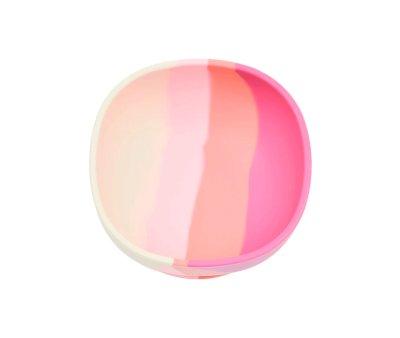 Bol con Ventosa Color Splash  Mauve Rose Ombre