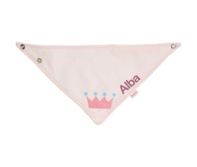 Asciugabavetta Personalizzato Piqu Corona Rosa
