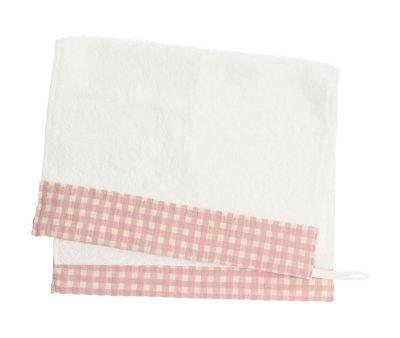 Toalla Guardera Vichy Rosa Personalizable