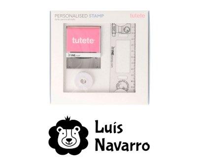 Timbro per tessuti Personalizzato Leone + Nastro Capi Scuri