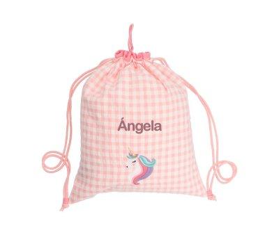 Mochila Saco Personalizada Unicrnio