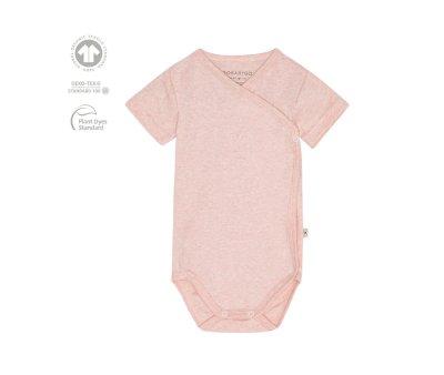Body rose  manches courtes 62 cm