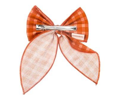Clip de Pelo con Lazo Grande Sunset Gingham