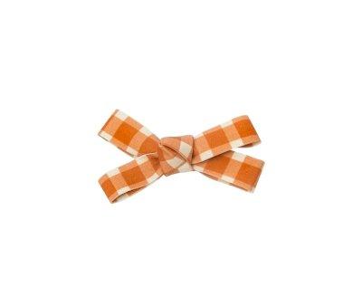 Bow Hair Clip Sienna Gingham