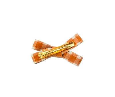 Bow Hair Clip Sienna Gingham