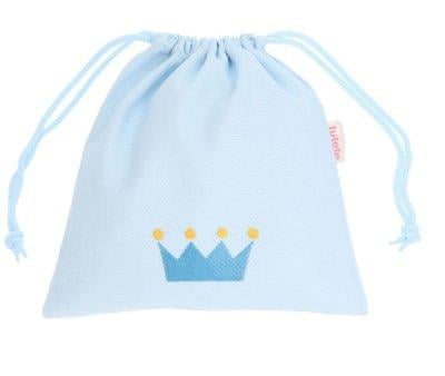 Personalised Blue Crown Snack Bag