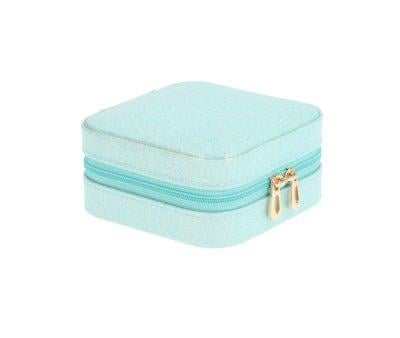Glitter Turquoise Children's Jewelry Box