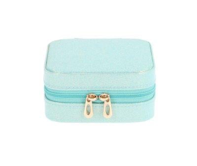 Glitter Turquoise Children's Jewelry Box