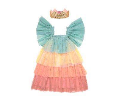 Costume Princess con Volanti Rainbow