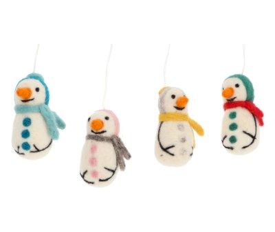 Boneco de Neve Amarelo Pequeno