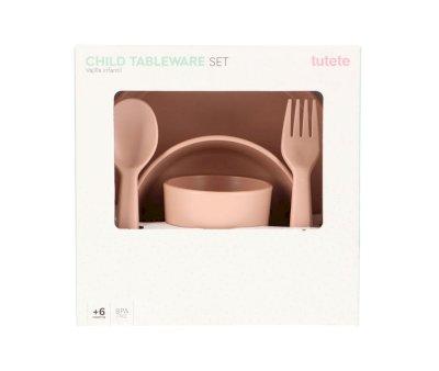 Children's Dinnerware Tutete Light Pink