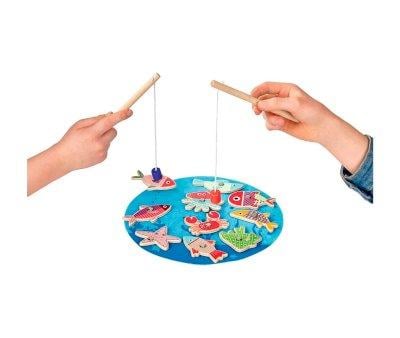 Magnetic Wooden Fishing Game