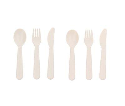 6 Posate Tutete Ivory