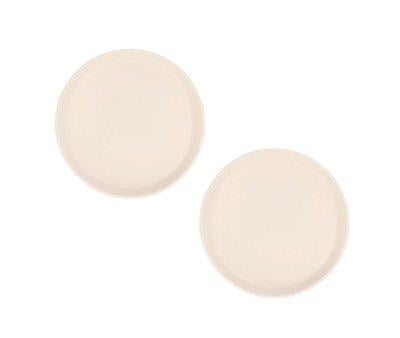 2 Tutete Ivory Plates
