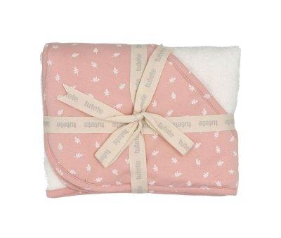 Telo Cappuccio Tutete Leaves Pink Personalizzabile