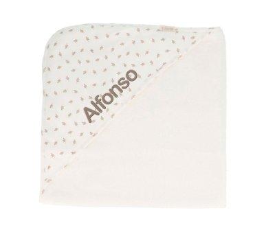 Capa de banho Personalizada Tutete Leaves White