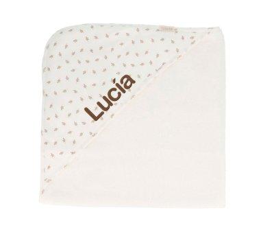 Capa de banho Personalizada Tutete Leaves White