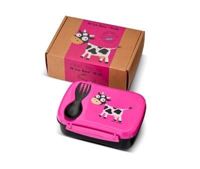 Lancheira N'ice Box Kids Vaca Purple