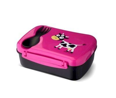 Lancheira N'ice Box Kids Vaca Purple