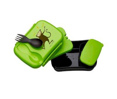 Lancheira infantil N'ice Box Monkey Lime