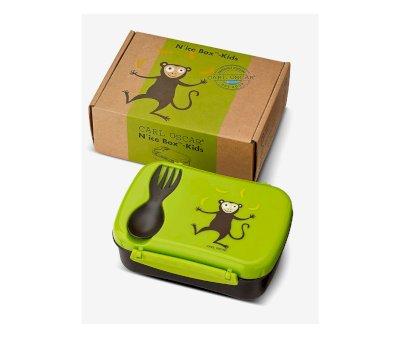 Lancheira infantil N'ice Box Monkey Lime