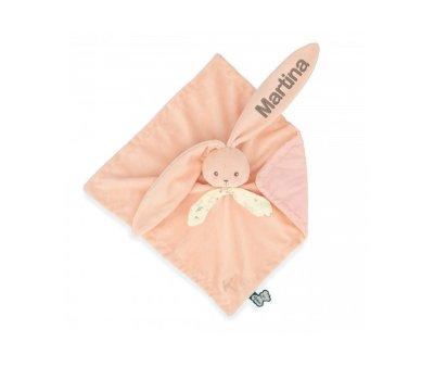 Doudou Coelhinho Pssego Personalizvel