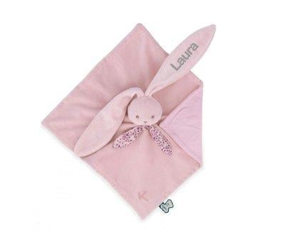 Doudou Coelhinho Rosa Personalizvel