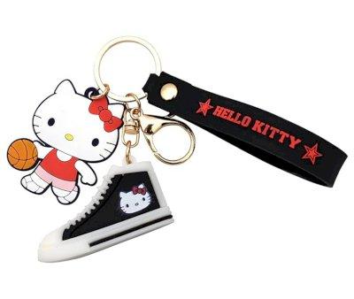Hello Kitty Black Sneaker Hanging Keychain