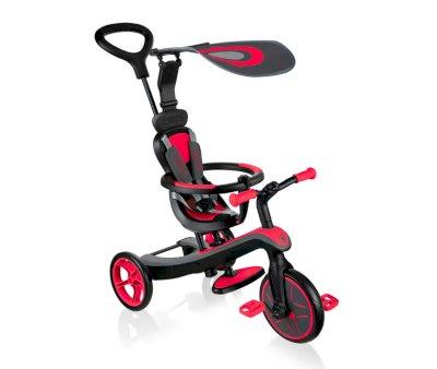 Bicicleta vermelha Trike Explorer 4 em 1