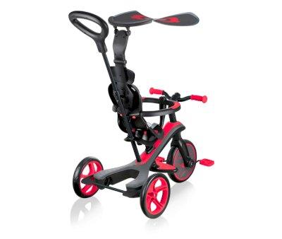 Bicicleta vermelha Trike Explorer 4 em 1