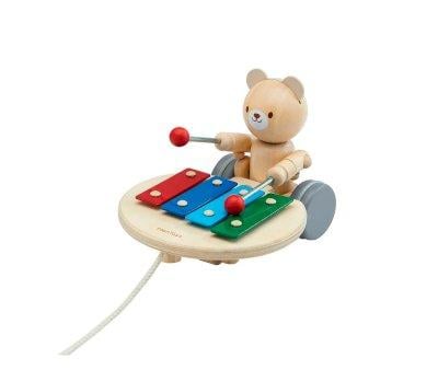 Musical Bear Pull Toy
