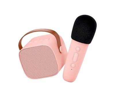 Altoparlante Bluetooth con Microfono Wireless Rosa