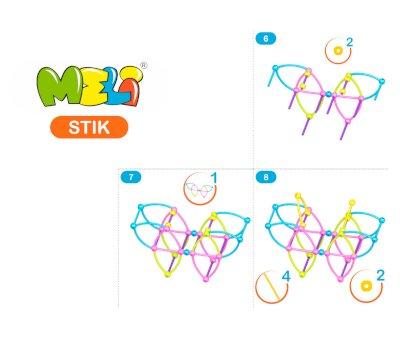 Costruzioni Stik Pastel 150 pezzi