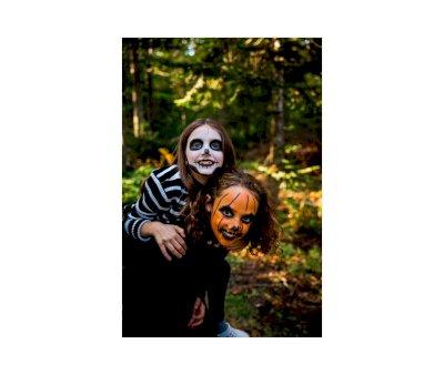 Pumpkin and Skeleton Makeup Kit
