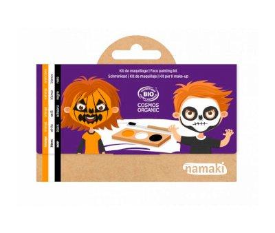 Pumpkin and Skeleton Makeup Kit