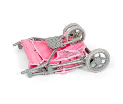 Pink Twin Doll Stroller